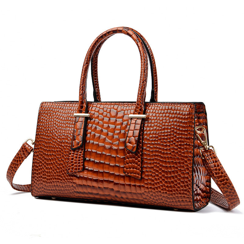 Giada Crocodile Shoulder Bag