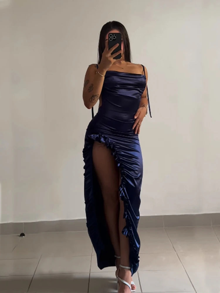 Valery Luxury Blue Dress