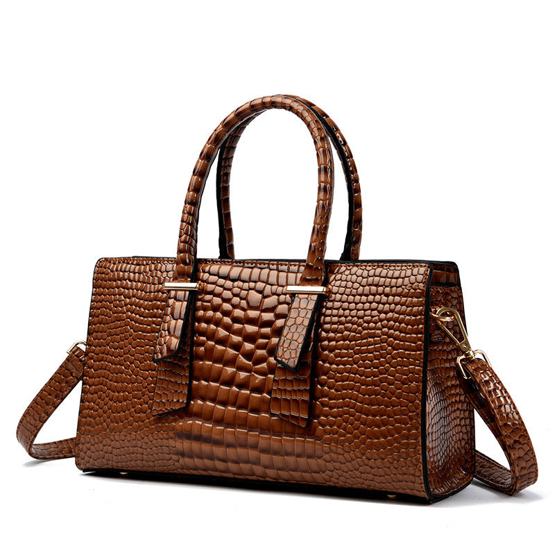 Giada Crocodile Shoulder Bag